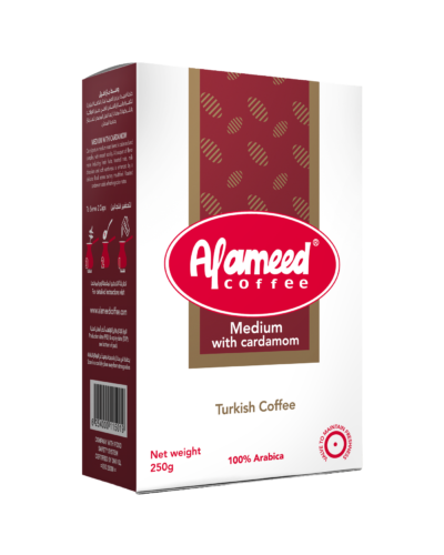 Al Ameed Turkish coffee medium with cardamom